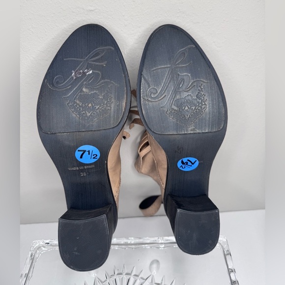 FREE PEOPLE Women's Giddy-Up  Leather Ankle Boots‎ Size 7.5M - Picture 10 of 14